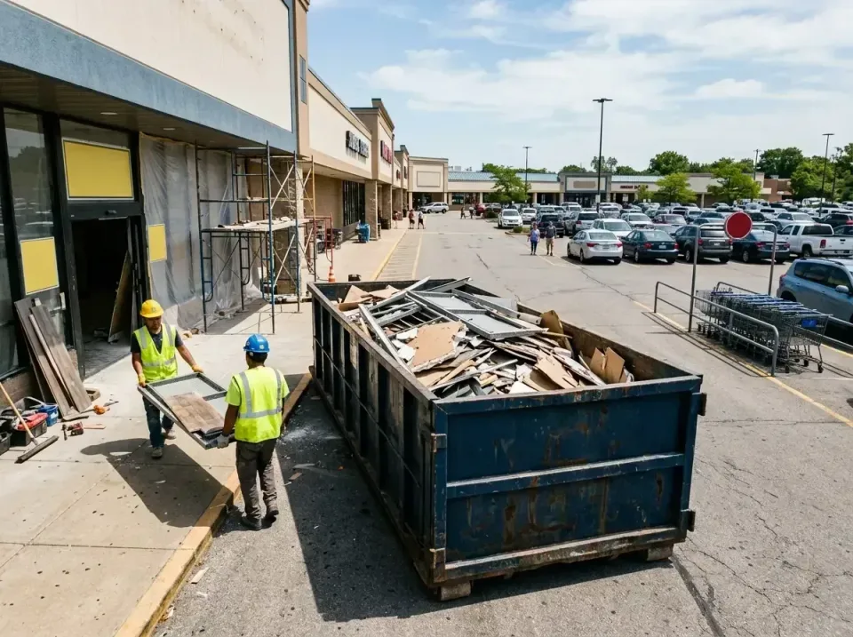 retail-store-renovation-debris-003 — frequently asked questions, Roll-off Dumpster Rentals in Hutto, TX